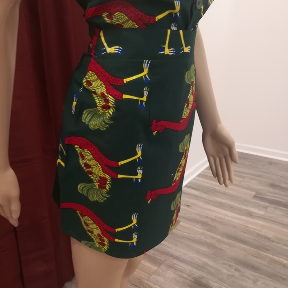 SWEET SHEEBA green mini skirt size 4 - Picture 5 of 6